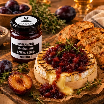 Nyugalom Sziget - Vörösboros szilva-szőlő chutney 220g