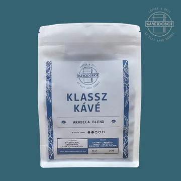 Kávésdoboz - Klassz blend  (Arabica szemes kávé) (250 g)