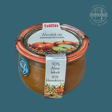 Csattos – Alma-homoktövis lekvár (100% gyümölcstartalom) 500g