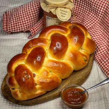 Mazsolás fonott kalács  500g ELŐRENDELÉS!!!