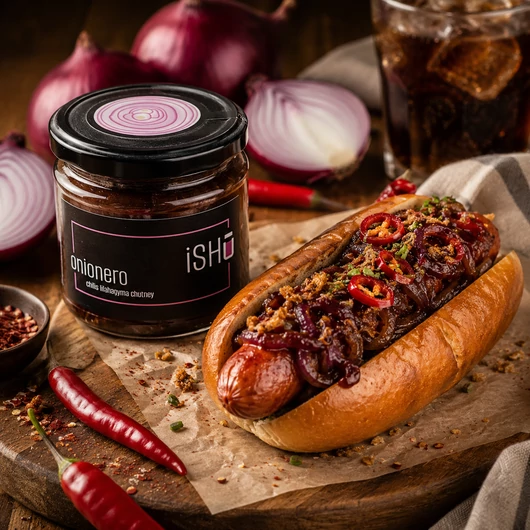 ISHU - Onionero - Chilis lilahagyma chutney 200g