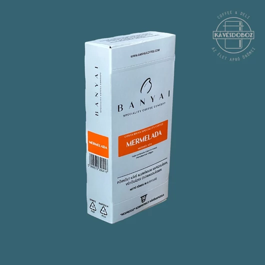 BÁNYAI COFFEE CAPSULE - MERMELADA - kávékapszula - 10 db/csomag
