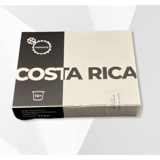 Steamhouse - Costa Rica - Nespresso©️ kompatibilis kávékapszula 12 db