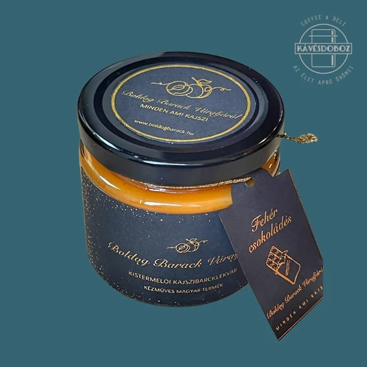 Boldog Barack Váraljáról – Fehércsokoládés sárgabaracklekvár 390g