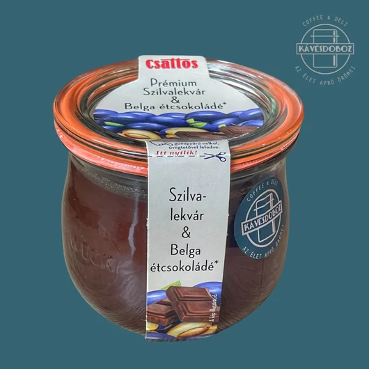 Csattos Prémium – Szilvalekvár & Belga étcsokoládé 360g