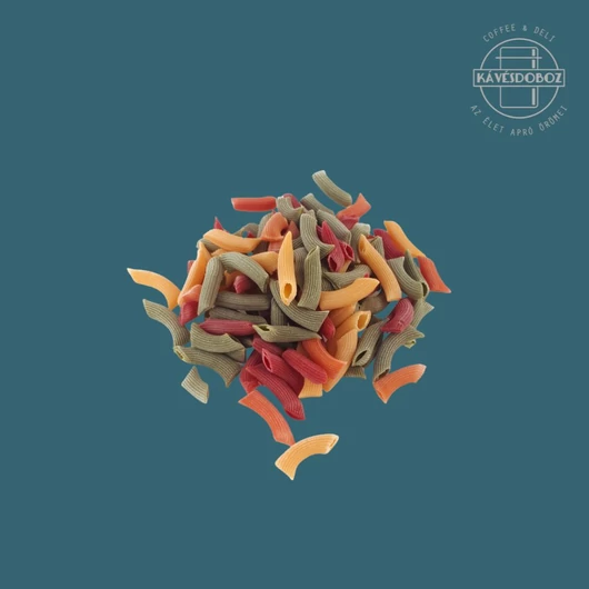 Míves zöldséges Penne – Színes tészta, természetes zöldségekkel 400g