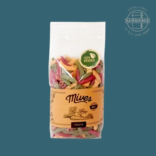 Míves zöldséges Penne – Színes tészta, természetes zöldségekkel 400g