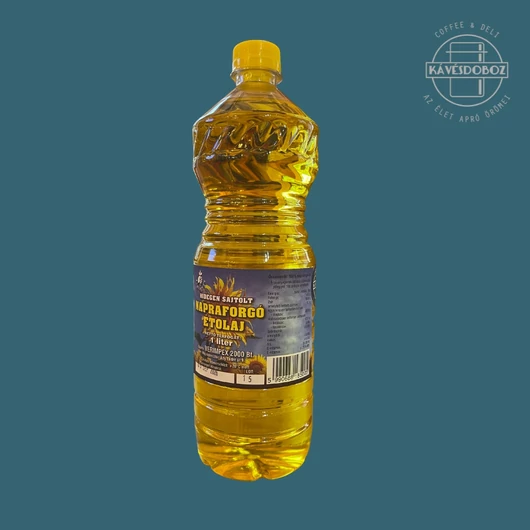 Hidegen sajtolt napraforgó olaj 1l 