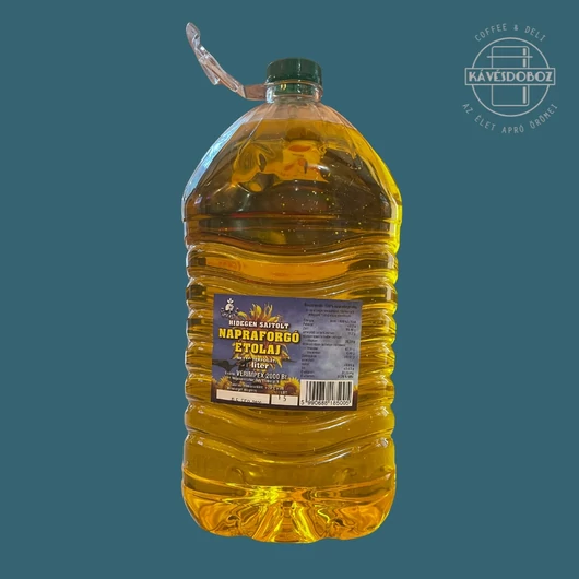 Hidegen sajtolt napraforgó olaj 5l 